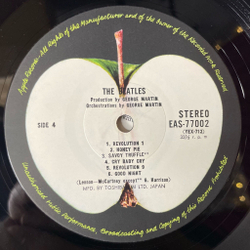 Винтажная виниловая пластинка LP The Beatles White Album Белый Альбом (Japan 1976) (Obi, Постер) Blackbird