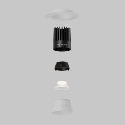 Светильник встраиваемый светодиодный Maytoni   DL121-15W-4K-TRS-W