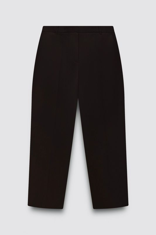 Брюки классические утепленные, черный