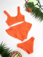 купальник раздельный Nike спортивный 3 в 1 топ с шортами