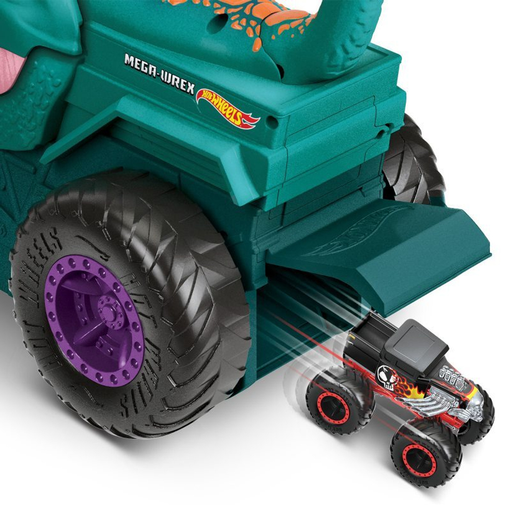 Игровой набор Mattel Hot Wheels Монстр Трак, Голодный Мега Рекс, GYL13