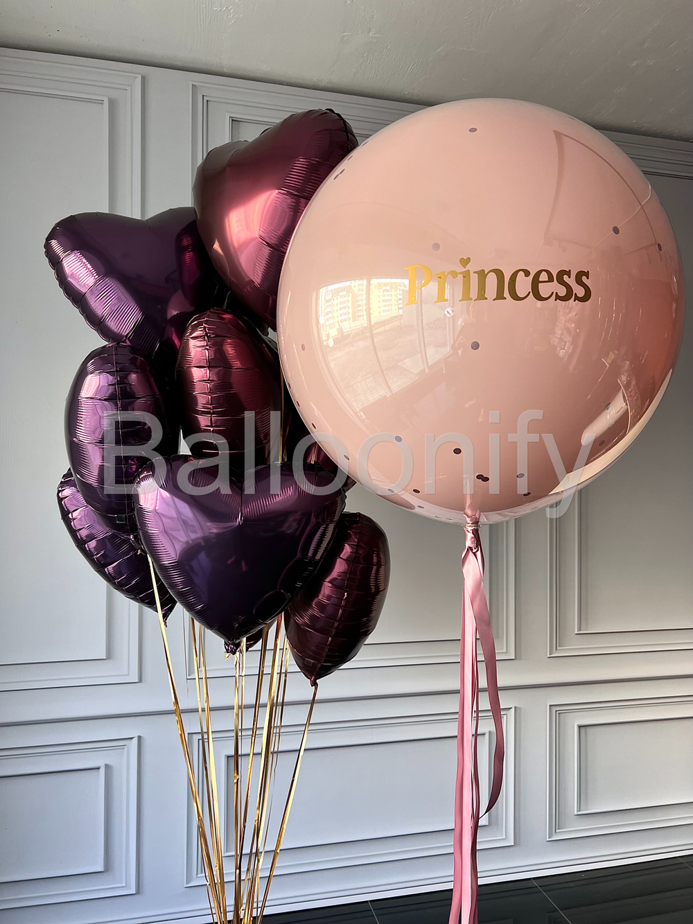 Набор шаров "Вишнёвый шёпот" с шаром