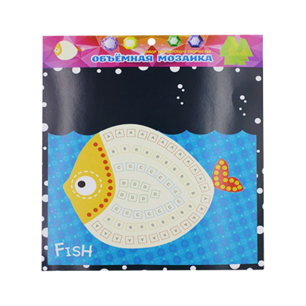 Набор для детского творчества "Объёмная мозайка"