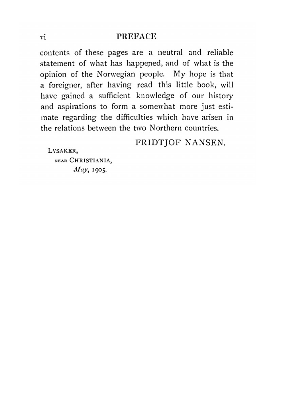 Norway and the union with Sweden | Fridtjof Nansen