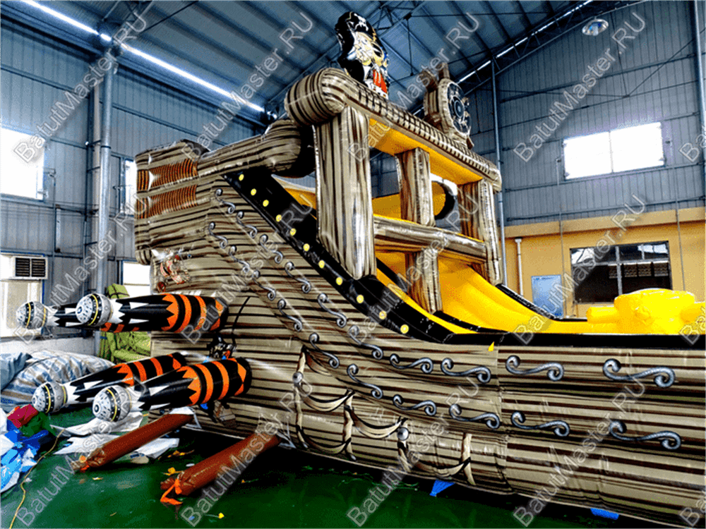 Надувной корабль "Пират Черная Борода"