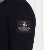 Хлопковый свитер Aeronautica Militare - темно-синий(MA1395L470)