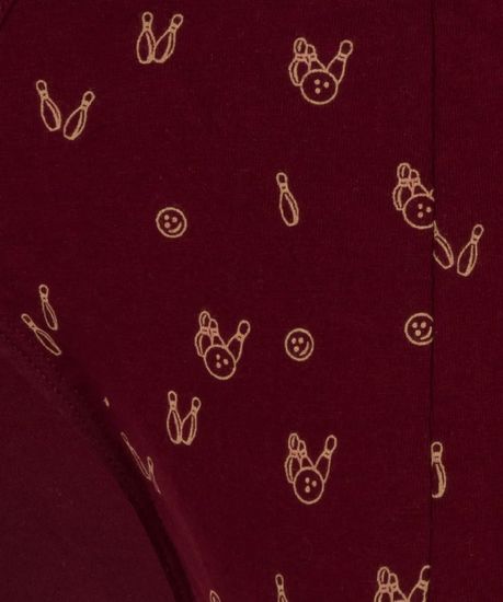 Мужские трусы (3шт) слипы спорт Atlantic 3MP-100/03, темно-синий + темно-голубой + винный