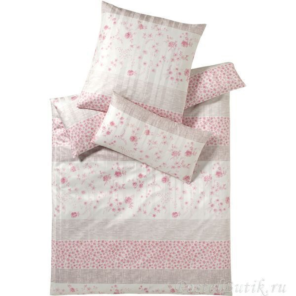 Наволочка 40x15 Elegante Cornwall розовая Германия