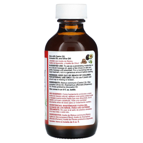 De La Cruz, розмарин, масло для волос и кожи, 59 мл (2 жидк. унции)