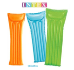 Надувной матрас для плавания 170х53 см Intex 58721, пляжный матрас Радуга Rainbow Style для бассейна и моря