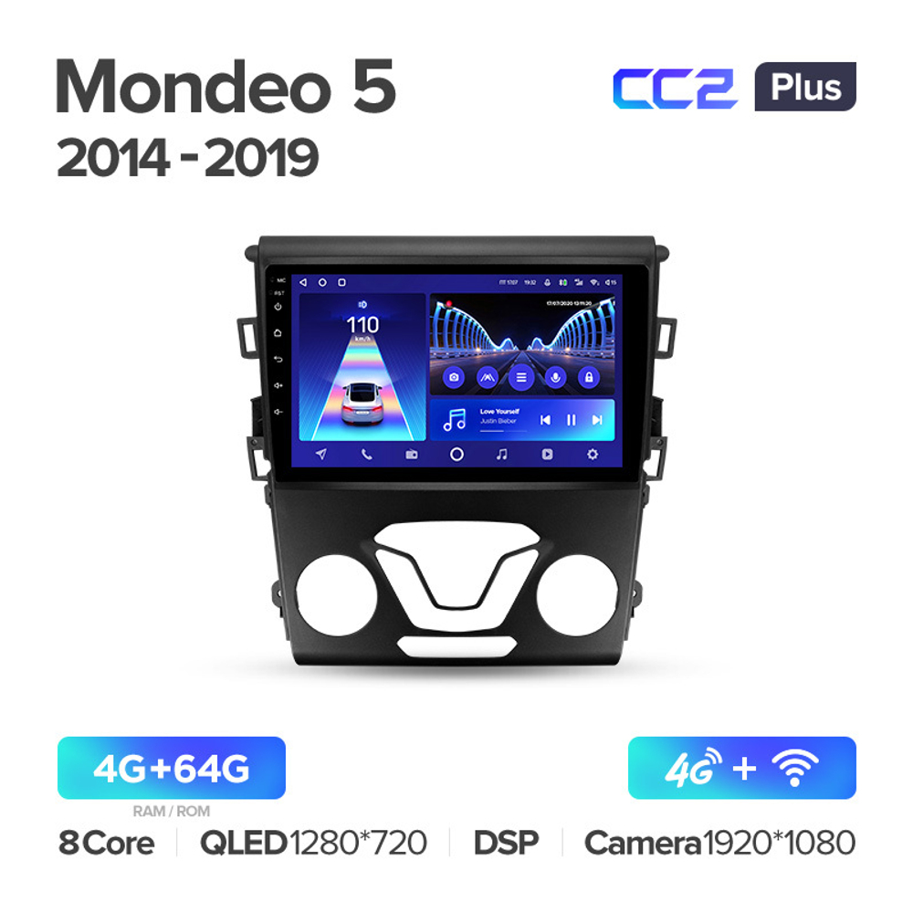 Teyes CC2 Plus 9"для Ford Mondeo 5 2014-2019