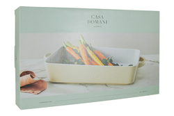 Блюдо 35х23см Moderna кремовое Casa Domani
