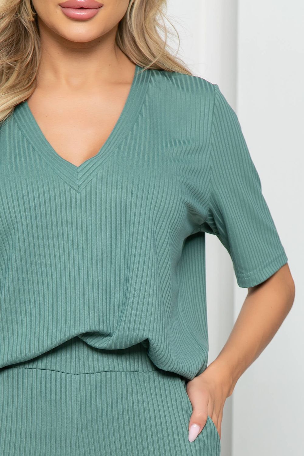 Костюм брючный "Дина" (мята) К5354 LT Collection (Акция)