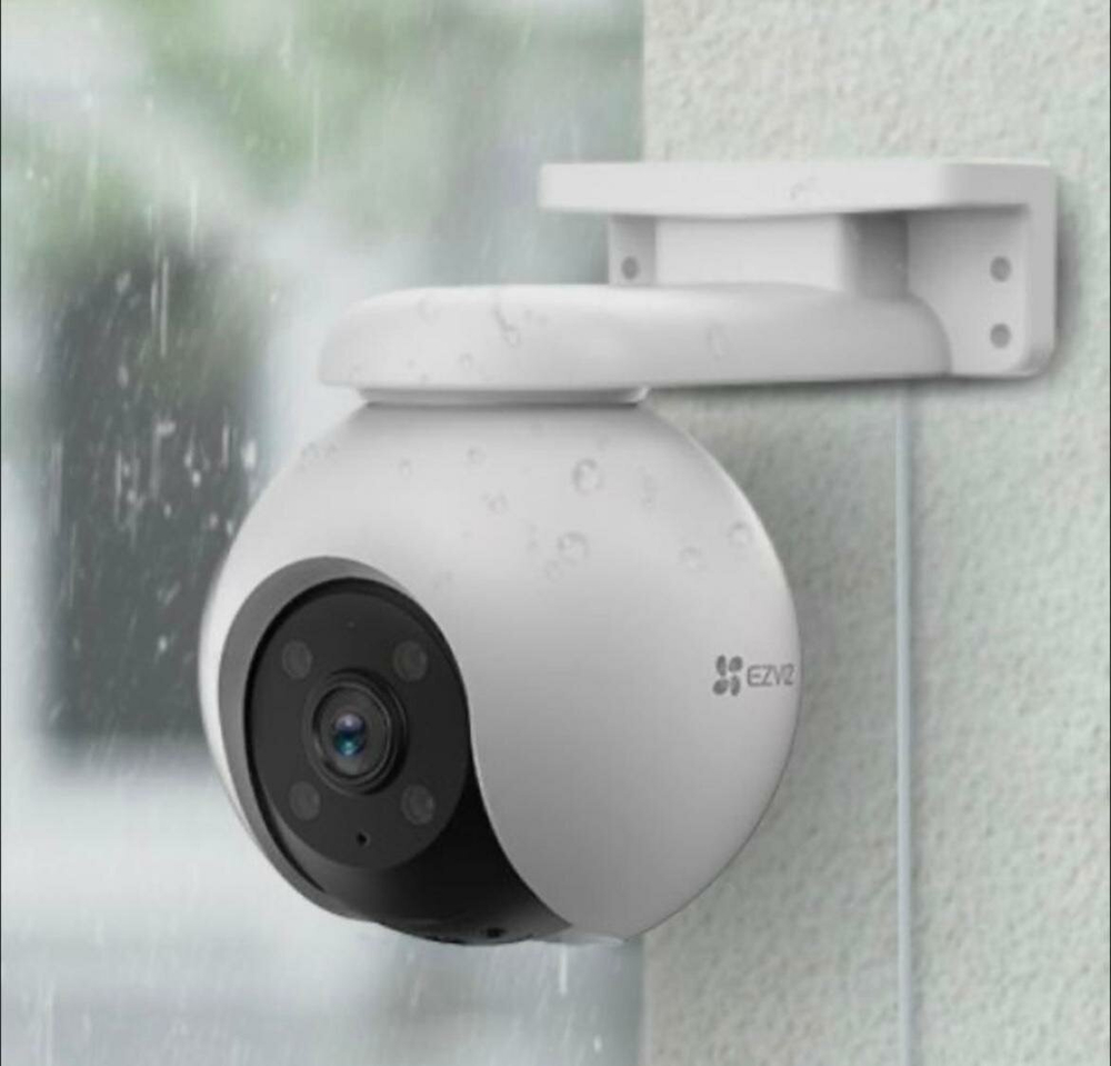 EZVIZ H8 Pro 5 МП поворотная Wi-Fi камера c распознаванием людей и авто.