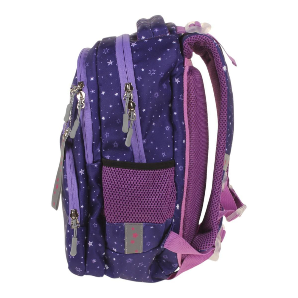 Ранец Джоли с анатом. спинкой "Звезда" 36*27*21 см. 2 отд., 1 карман, боковые карманы (Luris)