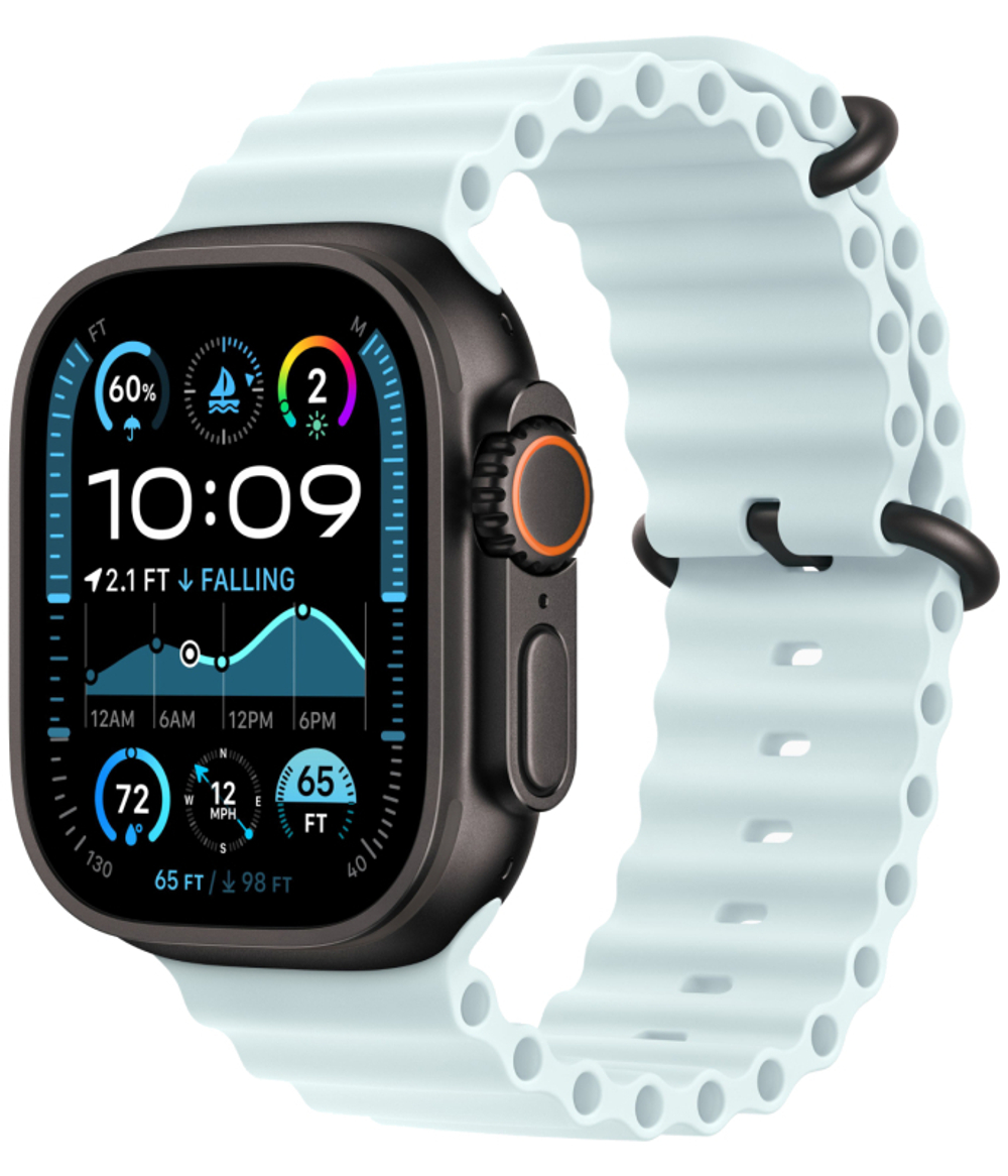 Watch Ultra 2 49 мм GPS Cellular, черный титан, ремешок Ocean