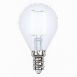 LED-G45-7.5W-NW-E14-CL GLA01TR Лампа светодиодная. Форма шар. прозрачная. Серия Air. Белый свет 4000K. Картон. ТМ Uniel