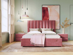 Кровать Ingrid 1600 модель 312 Ультра коралл