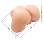 Телесный мастурбатор Olivia с 2 любовными отверстиями (Цвет: телесный)