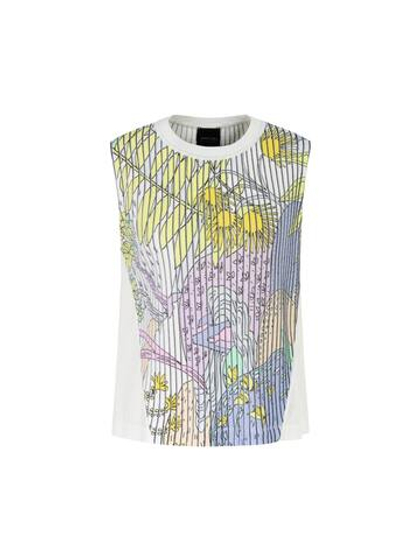 Marc Cain Топ из вискозы с принтом