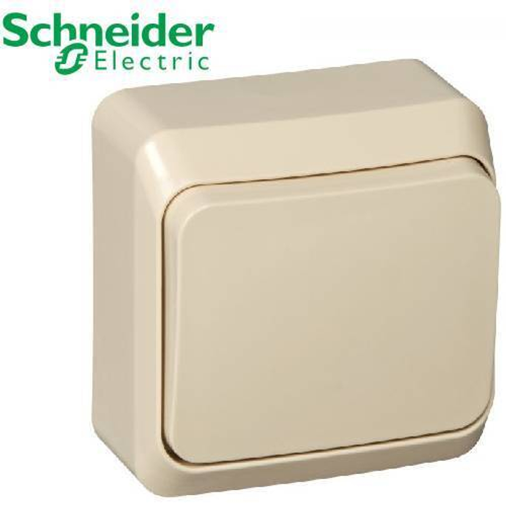 ВА10-001К Выключатель 1кл (крем) Этюд Schneider