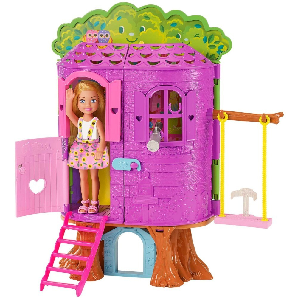 Barbie Chelsea - Дом на дереве + кукла Челси + аксессуары HPL70 / артикул   HPL70  / GTIN 194735162451
