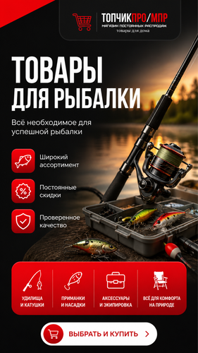 Товары для летней рыбалки
