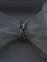 Браслет плетение под серебро