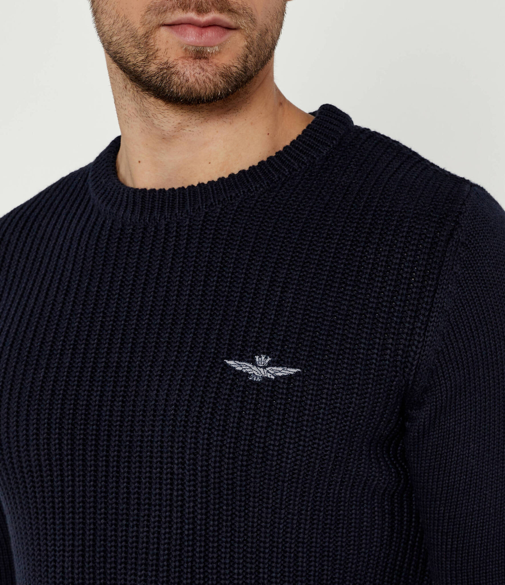 Свитер Aeronautica Militare - темно-синий(MA1453L409)