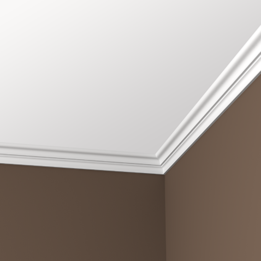 Карниз пенополиуретан, 2000x40x58 мм