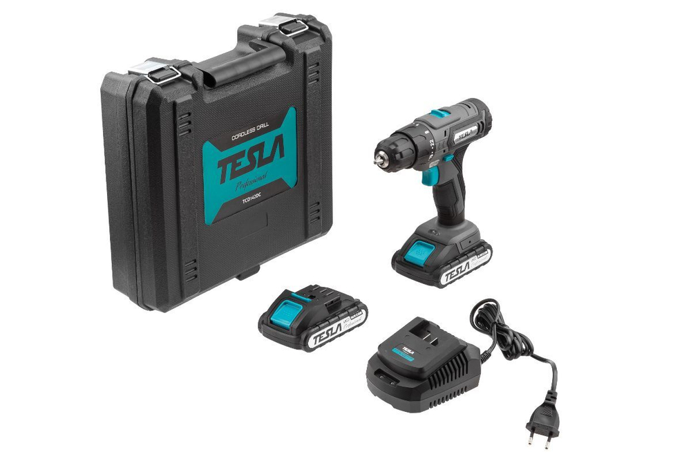 Дрель аккумуляторная TESLA TCD142DC