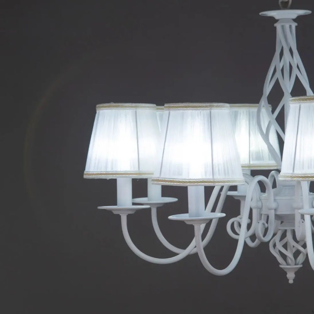 Citilux Ровена CL427180 Люстра с абажурами Белая