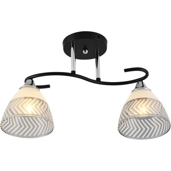 11391-0.3-02B BK+CR светильник потолочный