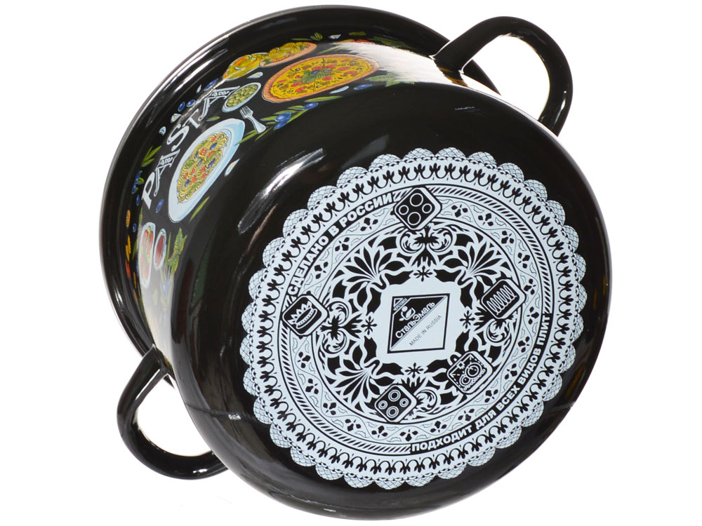 Набор кастрюль "Pasta" №19 чёрный