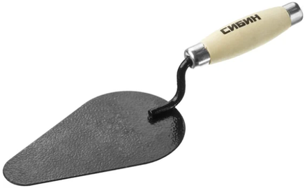 Кельма печника с деревянной усиленной ручкой СИБИН 0820-4