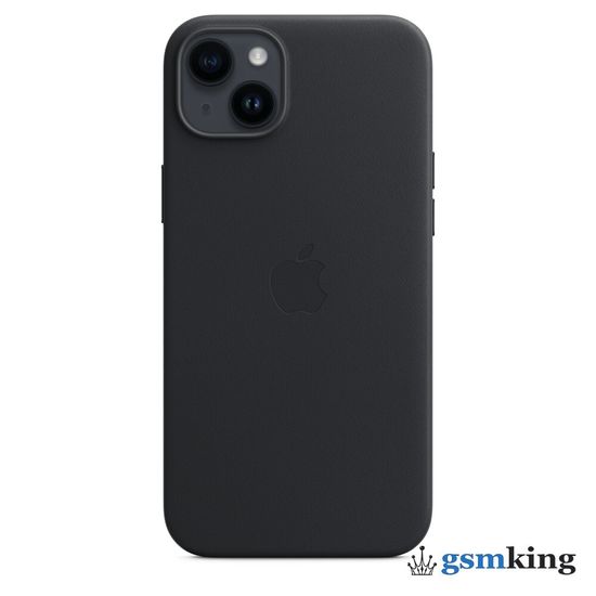 Apple Leather Case with MagSafe iPhone 14 Plus Midnight «Тёмная ночь» MPP93ZM/A