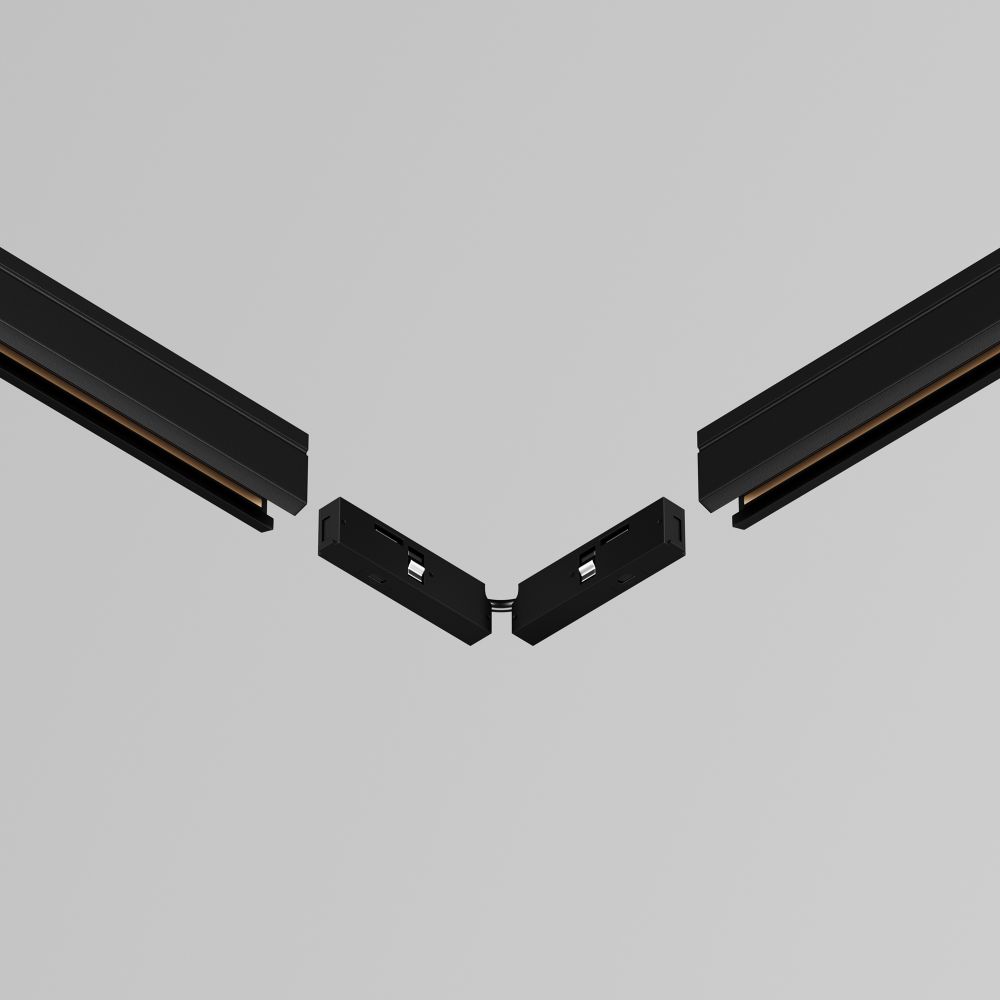 Коннектор питания угловой 3см Maytoni Levity TRA184CPC-1B-3