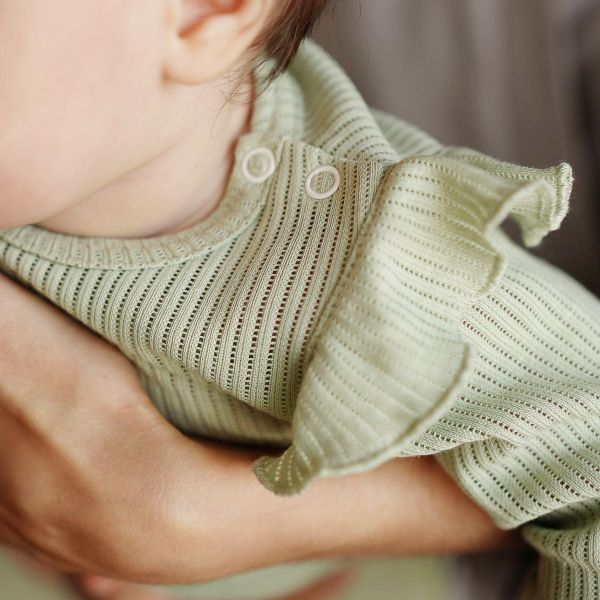 Боди с длинным рукавом и крылышками 