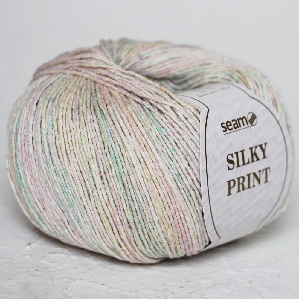 Пряжа Seam Silky Print (187)