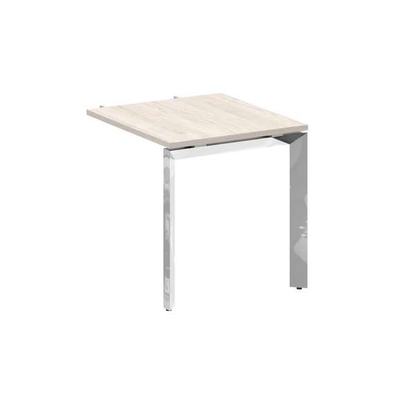 Onix Direct Lux Брифинг-приставка П-обр. м/к M-O.MP-BR-7 Денвер Светлый/Нержавеющая Сталь/Хром 780*7