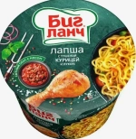 Лапша б/п БИГ ЛАНЧ с тушеной курицей и луком (Россия) 90г