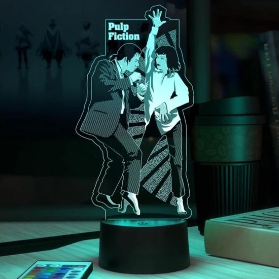 3D лампа Криминальное чтиво танец