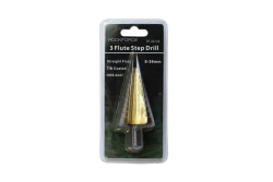 Сверло ступенчатое TIN HSS 4241(8-38мм), в блистере RockForce##Rock FORCE RF-44743