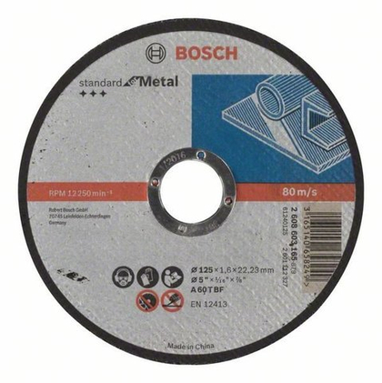 Отрезной диск Standard for Metal 125 х 2,5 мм 2608603166