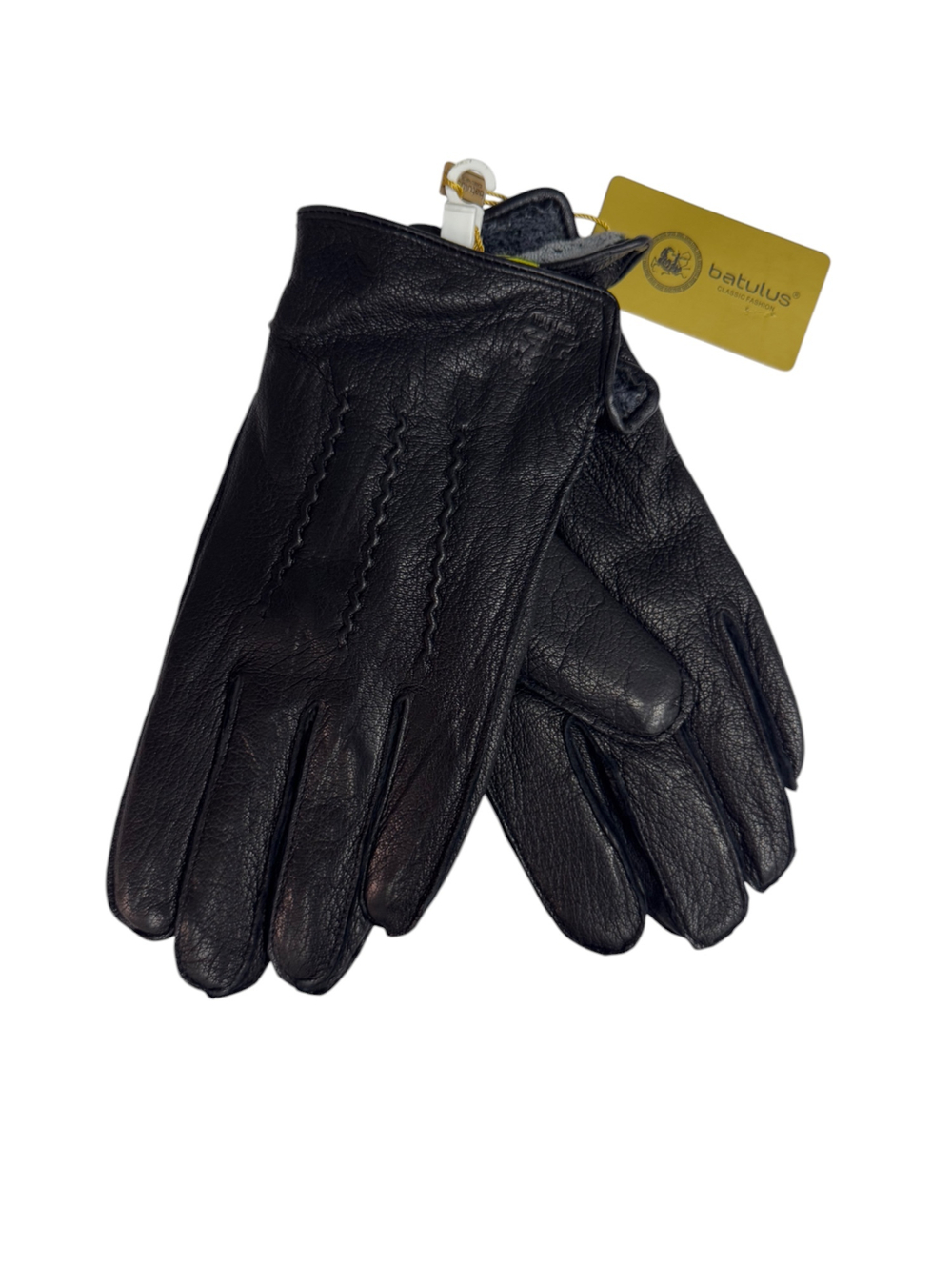 Перчатки. Мужские. Материал верха: Кожа оленя. Подклад: Плюш-флис. Наружний шов. 5 шт в упаковке.