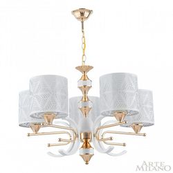 Подвесная люстра Arte Milano Florentia-2097 302097/5 Wh/Gd