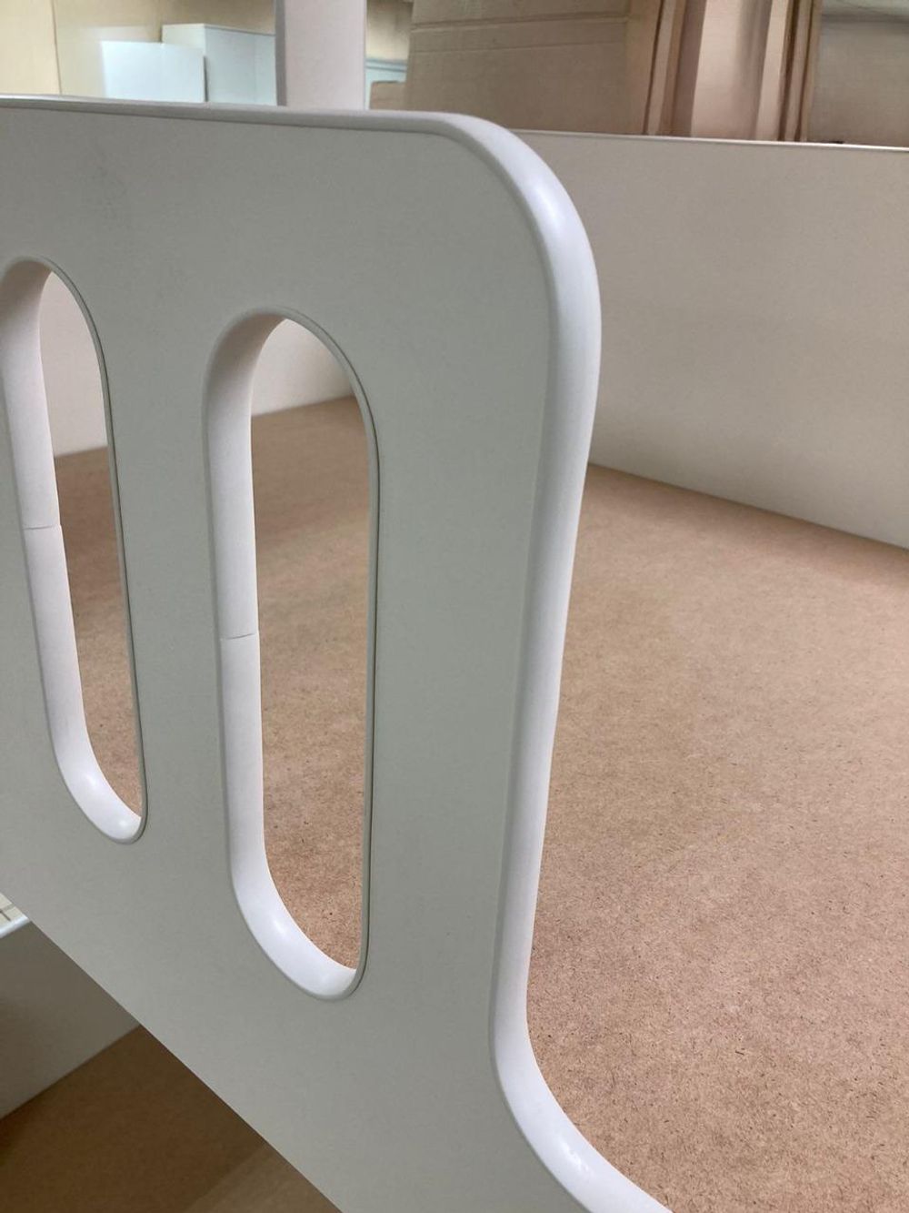 Кровать Домик 2-х яр. ЛДСП белый/белый