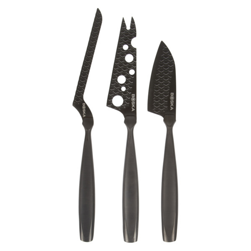 Набор ножей для сыра Boska Монако+ 28см 3шт черный