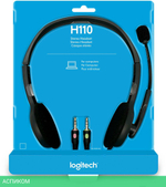 Гарнитура Logitech Stereo Headset H110 (981-000271)