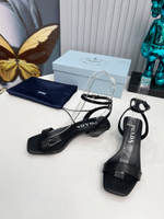 Prada Satin Sandals